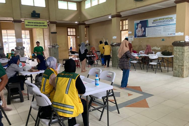 Kondisi terkini RSUD Aceh Tamiang di Kecamatan Karang Baru, Kabupaten Aceh Tamiang, Provinsi Aceh, Minggu (28/12/2025).