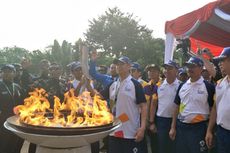 Obor Asian Games yang Tak Luput dari Sorotan Kamera Warga...