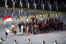 BERITA FOTO: Indonesia Bawa Misi Budaya dan Solidaritas di Pembukaan SEA Games 2023