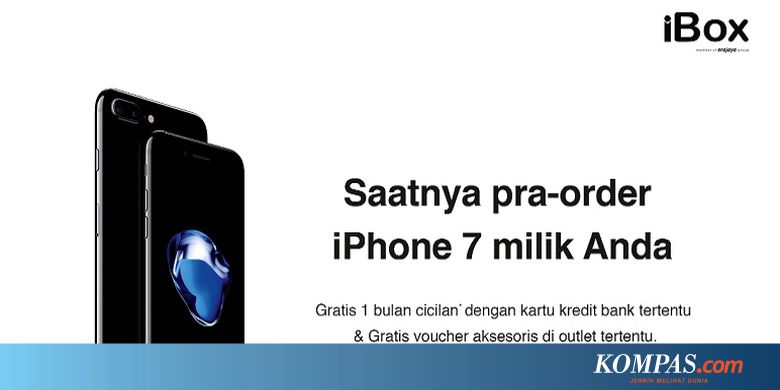 Pesan iPhone 7 di iBox, Ini Harga dan Ketentuannya