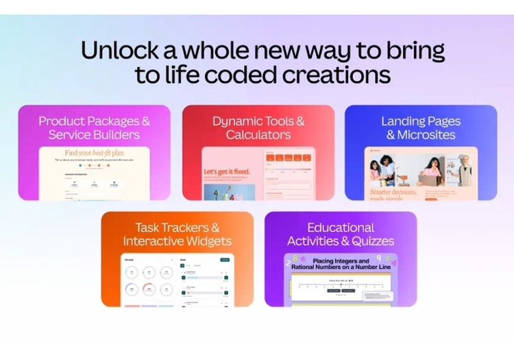 Skenario penggunaan, pemilik bisnis kecil bisa membuat kalkulator harga paket produk, agen properti bisa menampilkan simulasi harga rumah berdasarkan lokasi, atau guru bisa membuat kuis digital yang langsung memberi skor otomatis.