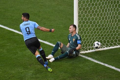 Piala Dunia 2018, Uruguay Kalahkan Rusia 3-0 dan Jadi Juara Grup A