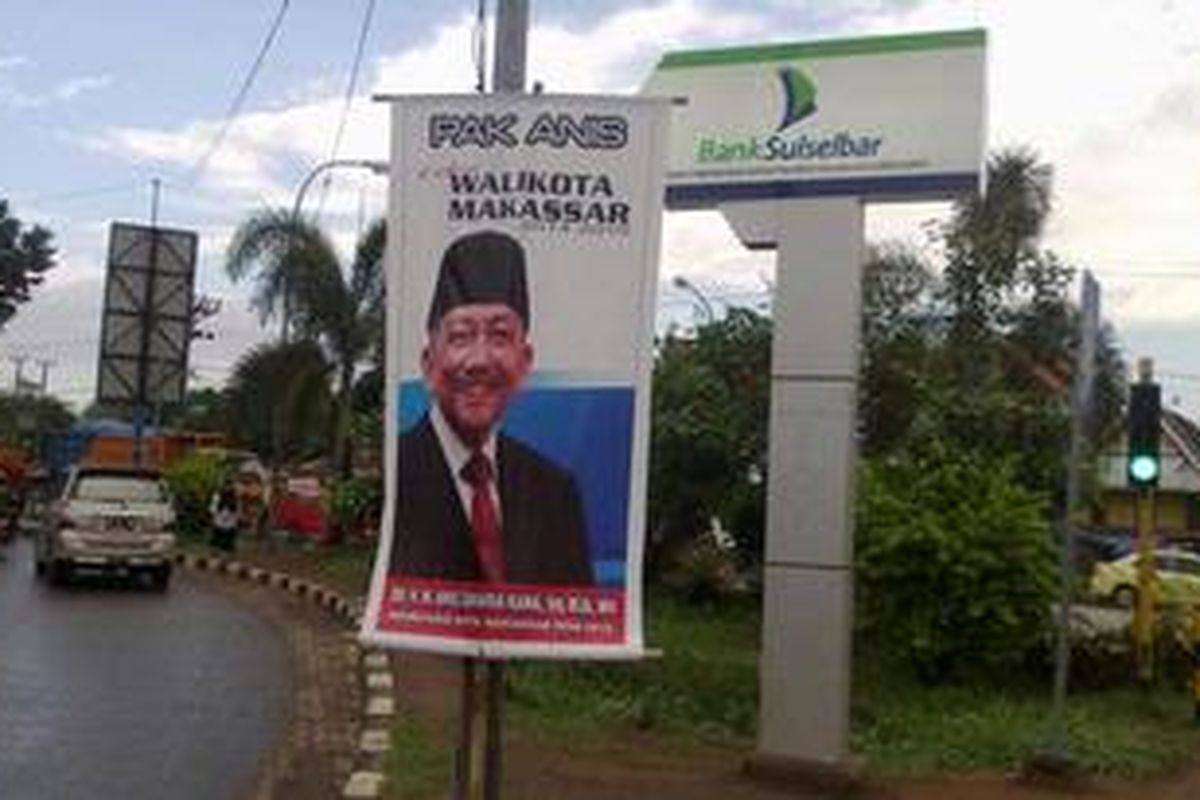 Salah satu kerabat Andi Alfian Mallarangeng, Anis Zakaria Kama yang juga bakal calon Wali Kota Makassar.