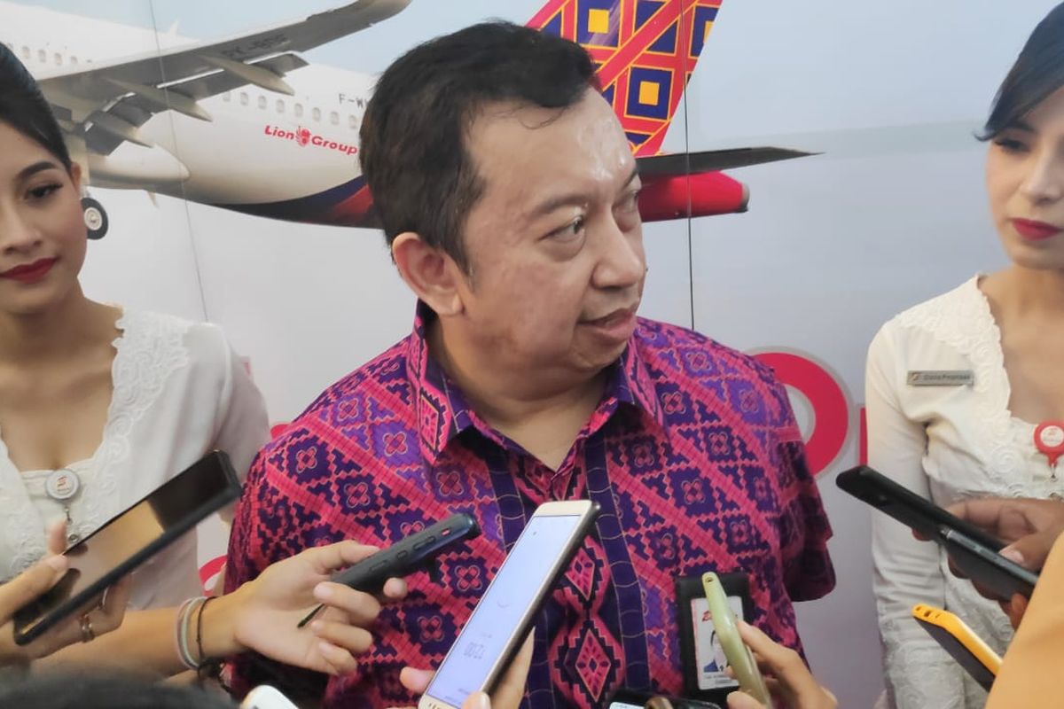 Chief Executive Officer (CEO) Batik Air Capt Achmad Luthfie, di Bandara Soekarno-Hatta, Kamis (6/1/2020).