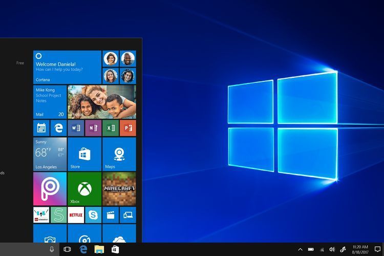Cerita di Balik Wallpaper Ikonik Windows 10, Dibuat dengan Cara Tak Biasa