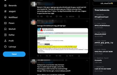 Komentar dari konten video TikTok guru dan murid SD yang kurang pantas
