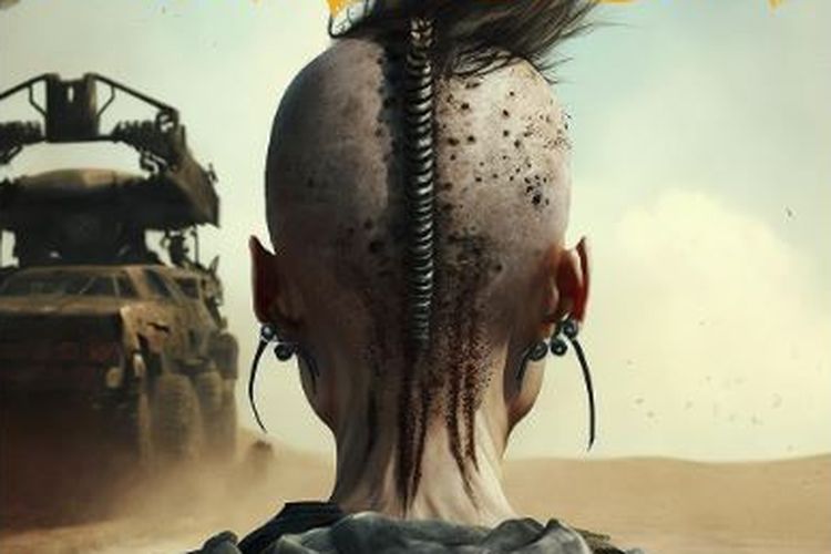 Poster resmi dari film Furiosa, terbaru dari Mad Max.