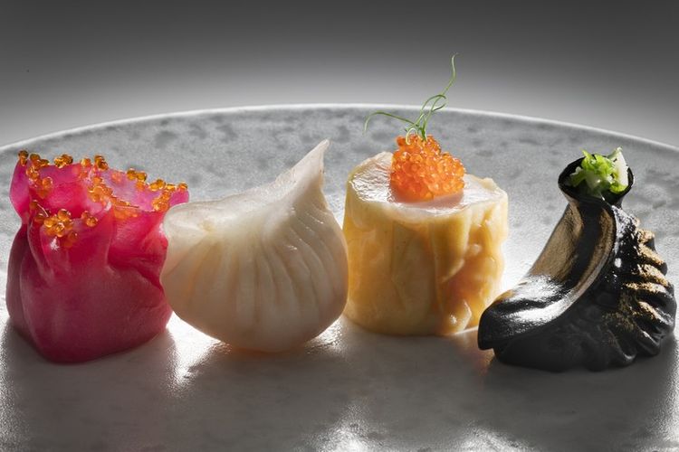 Dim Sum Platter di Hakkasan Jakarta. 