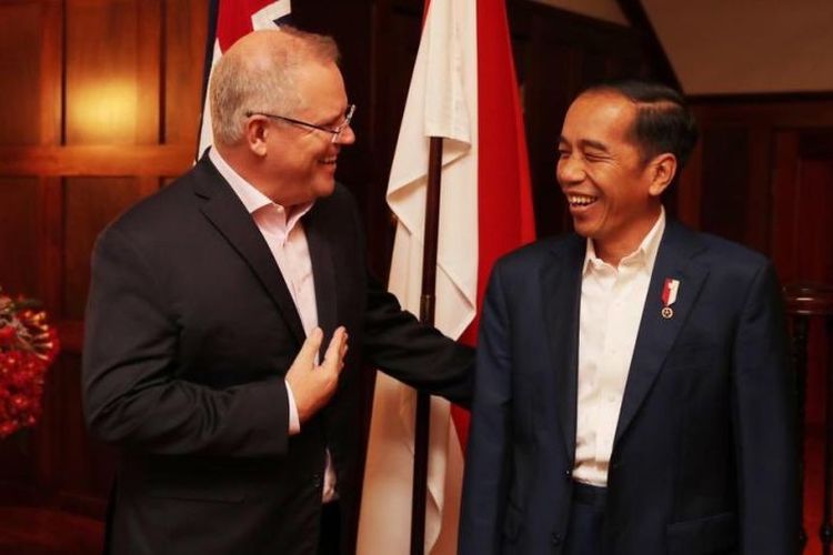 PM Australia Scott Morrison menyampaikan ucapan selamat kepada Presiden Joko Widodo dan seluruh warga Indonesia.