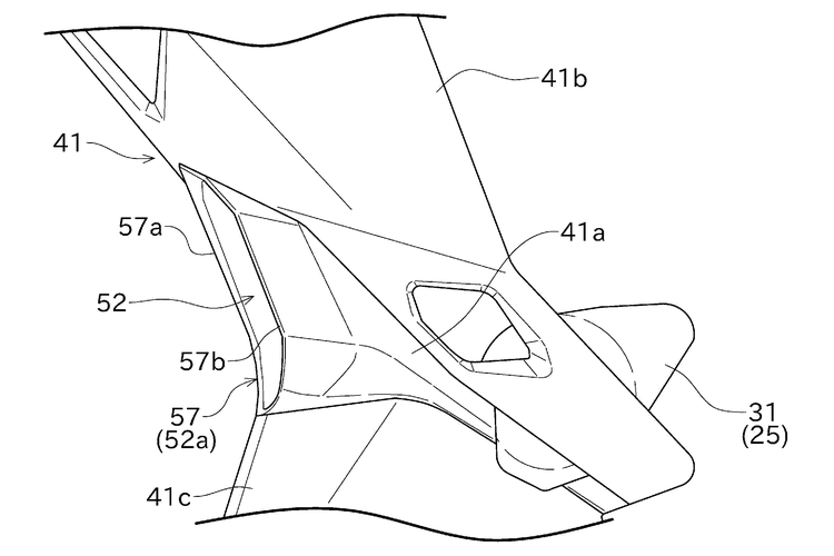 Paten yang diajukan Kawasaki dan diduga kuat sebagai Ninja ZX-4R