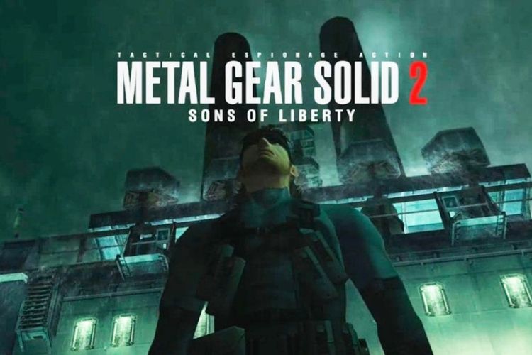 Ilustrasi game Metal Gear Solid 2 Sons of Liberty.