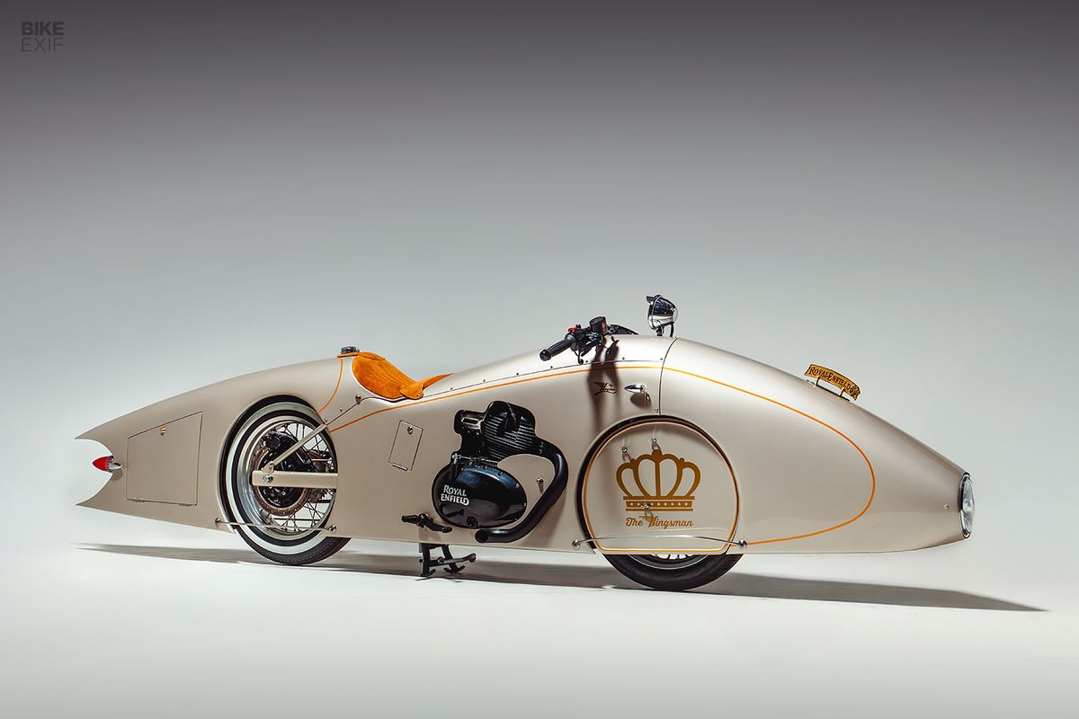 The Kingsman buatan Kingston Custom di Jerman dengan basis Royal Enfield Shotgun 650
