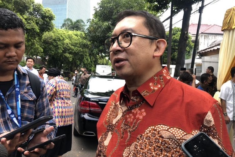 Wakil Ketua Umum Partai Gerindra Fadli Zon ditemui di kawasan Kuningan, Jakarta Selatan, Minggu (23/4/2023). 