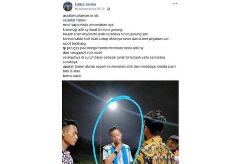 Viral Petugas Jasa Marga Tahan STNK Pengemudi Mobil karena Saldo e-Toll Tak Cukup