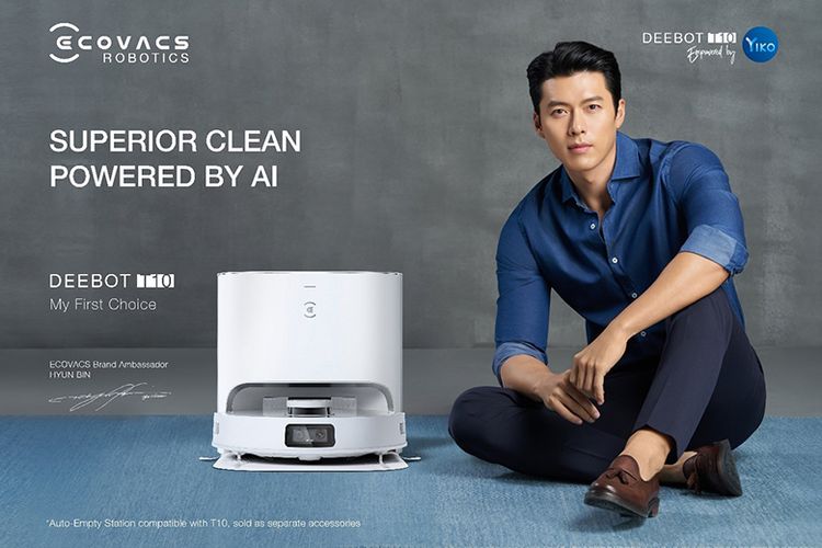 Ecovacs meluncurkan robot vacuum Deboot T10 yang dilengkapi dengan teknologi AI. 