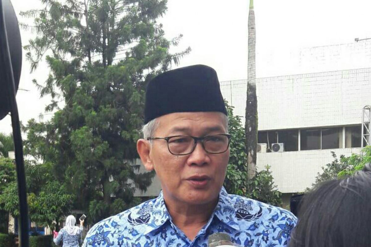 Sekretaris Jenderal Kementan Hari Priyono usai upacara peringatan hari Pancasila 1 Juni di lapangan kantor pusat Kementan, Ragunan, Jakarta Selatan, Kamis (1/6/2017). 