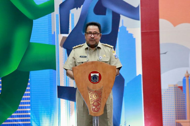 Wakil Gubernur DKI Jakarta Rano Karno membuka secara seremoni acara Job Fair Jakarta Goes to Campus Universitas Trisakti pada 15-16 April 2025.