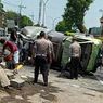 Kecelakaan Beruntun 6 Kendaraan Terjadi di Jalan Raya Surabaya Malang