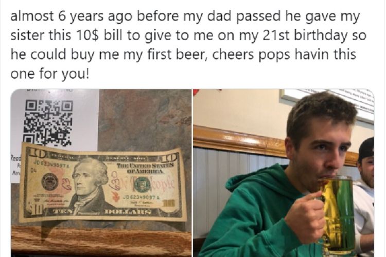 Matt Goodman dan bir pertamanya dari uang yang diwariskan mendiang ayahnya.