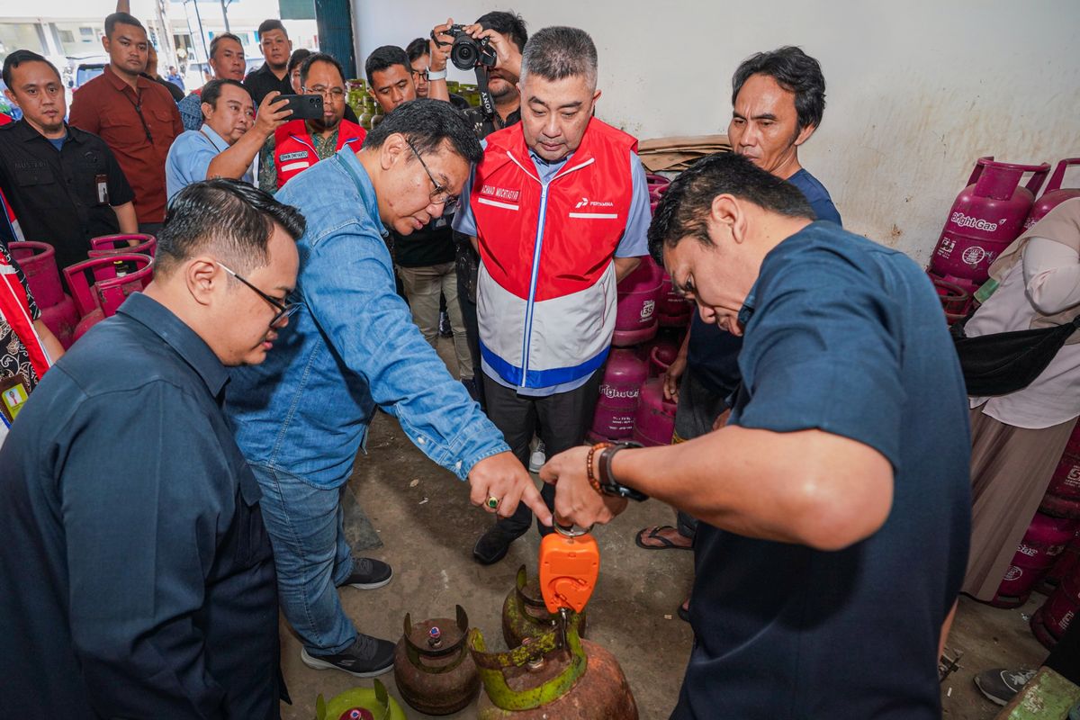 Ombudsman Republik Indonesia melakukan pengawasan distribusi LPG 3 kg oleh Pertamina Patra Niaga di Kota Bengkulu, Rabu (6/8/2025).
