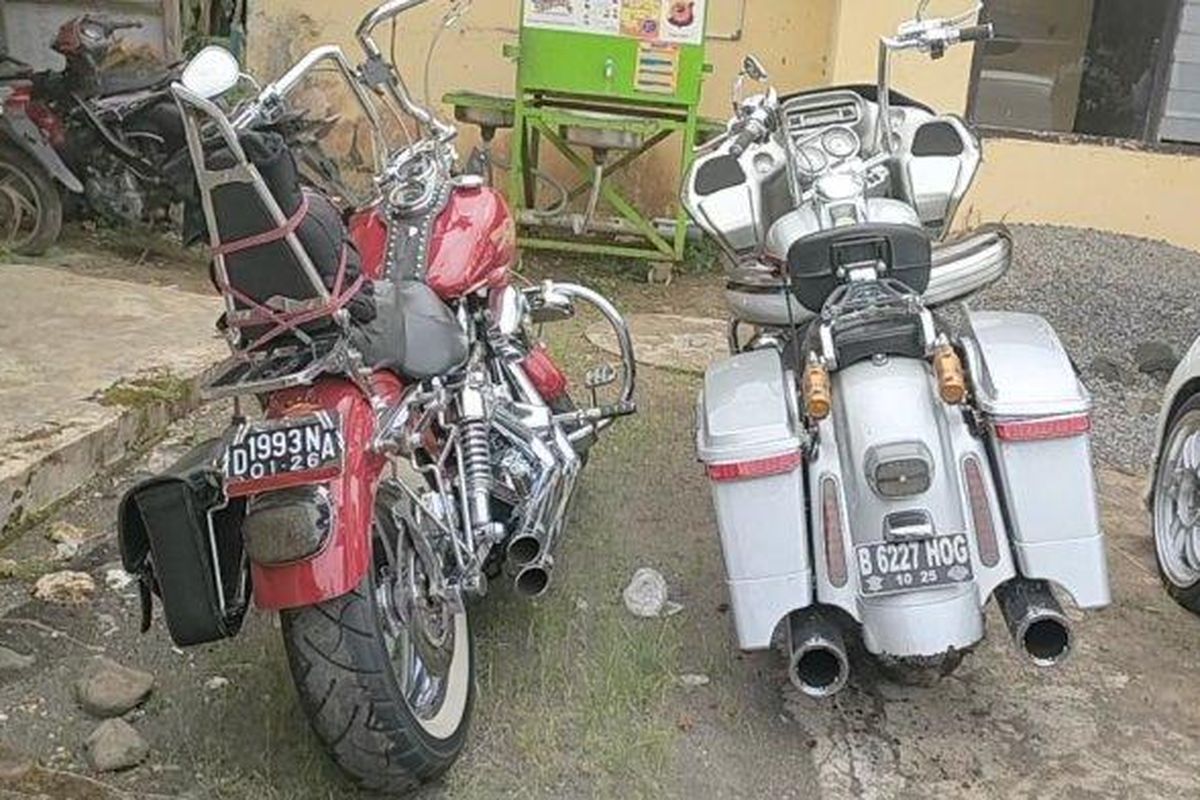 Dua motor gede yang menabrak dua bocah kembar di Pangandaran hingga meninggal dunia.