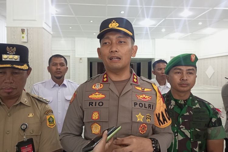 Kapolres Bogor AKBP Rio Wahyu Anggoro saat ditemui di Tegar Beriman, Cibinong, Kabupaten Bogor, Jawa Barat, Senin (12/2/2024).