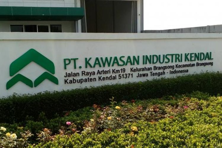 Kawasan Industri Kendal di Kendal, Jawa Tengah.