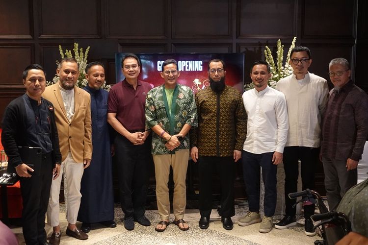 Peresmian cabang perdana Ajwad Resto di Jalan KH Ahmad Dahlan Nomor 25 Kramat Pela, Kecamatan Kebayoran Baru, Jakarta Selatan pada Selasa (11/6/2024).