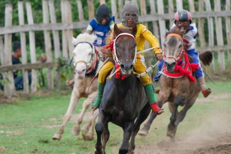 Pacoa Jara atau balap kuda tradisional masih dipertahankan di Kota Bima, Nusa Tenggara Barat.
