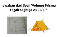 Jawaban dari Soal "Volume Prisma Tegak Segitiga ABC DEF"