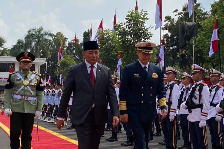 Menhan China Temui Sjafrie di Kantor Kemhan, Bahas Apa?