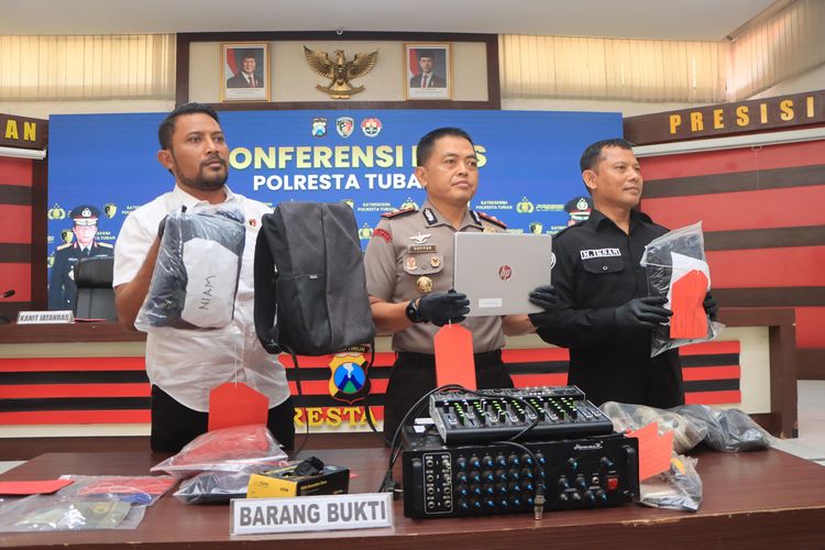 Dua Residivis Bobol 13 Sekolah di Tuban dan Rembang, Curi Laptop hingga Uang