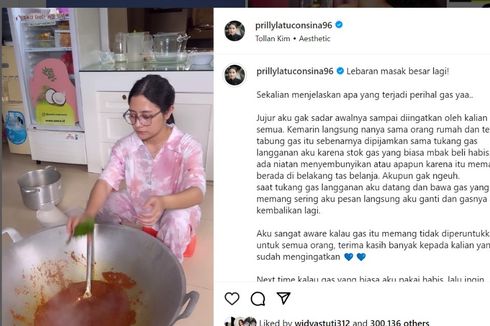 Berkaca dari Prilly Latuconsina Pakai Gas Melon untuk Masak, Ini Kelompok yang Berhak dan Tidak Berhak Pakai Gas Elpiji Subsidi