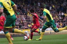 Babak Pertama, Liverpool Unggul 2 Gol atas Norwich