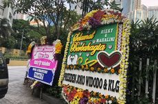 Jokowi Kirim Karangan Bunga untuk Pernikahan Rizky Febian dan Mahalini