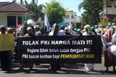 Unjuk Rasa di Pasuruan Minta Presiden Tolak Beri Maaf untuk PKI