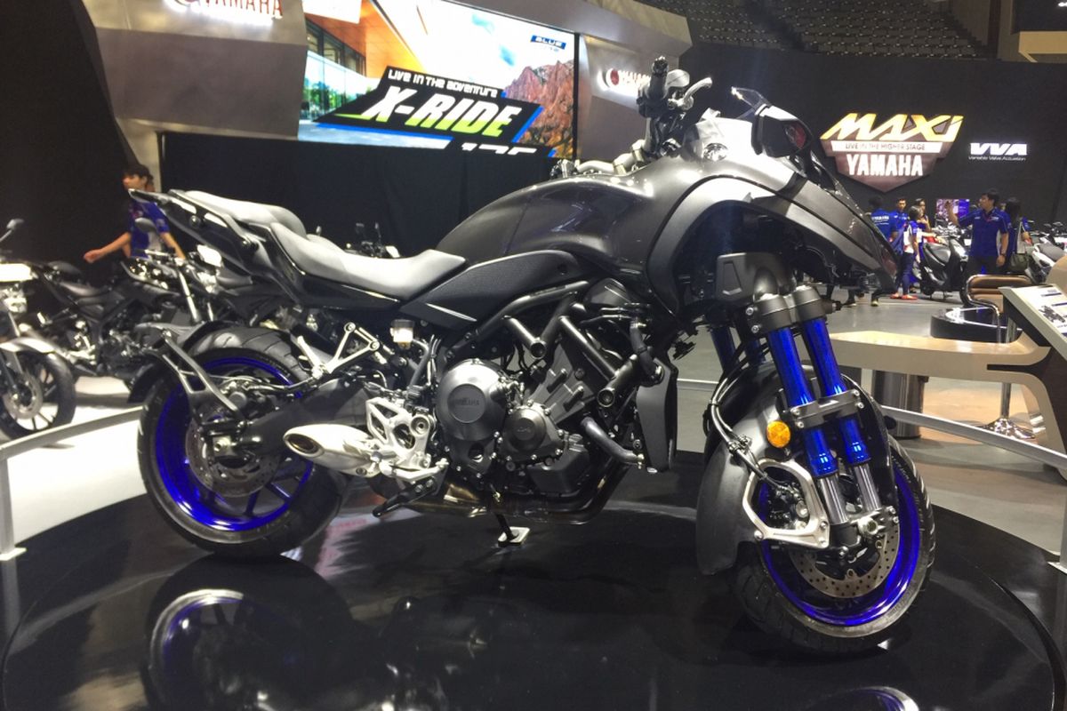 Yamaha Niken yang dipamerkan di IMOS 2018