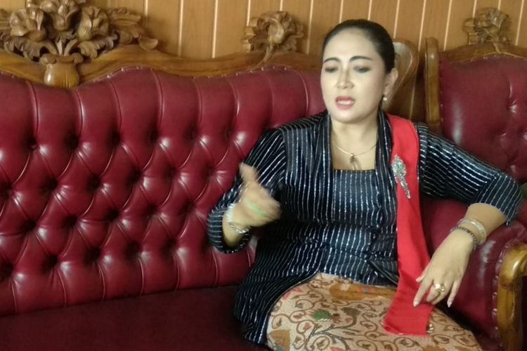 Ketua DPRD Gunungkidul Endah Subekti Kuntariningsih di Kantornya Senin (7/10/2019)