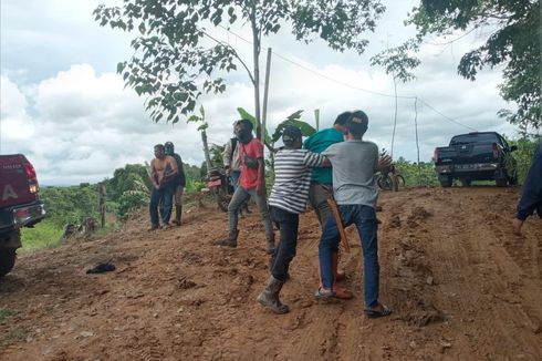 Camat Tenggarong Kaltim Dianiaya Penambang Ilegal, Pelipis Mata Kiri Boma Bengkak