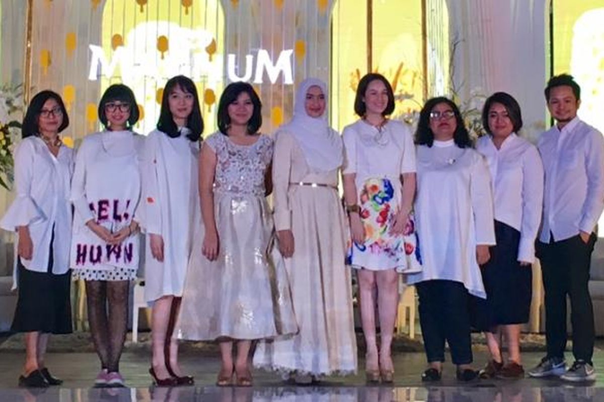 Kolaborasi 7 desainer dengan Magnum untuk kampanye #NeverStopPlaying di Jakarta, Rabu (25/1/2017). 