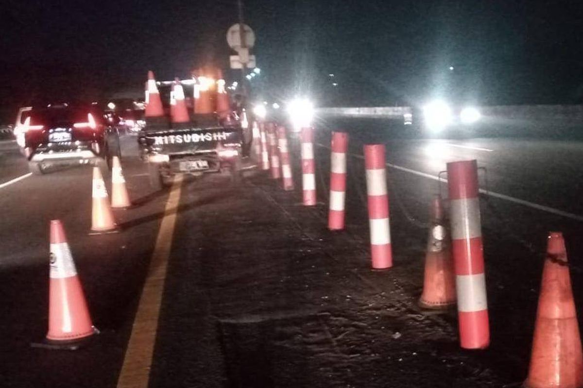 Contraflow di Tol Jakarta-Cikampek dihentikan