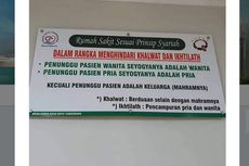 Pengumuman agar Pasien Ditunggui Mahram atau Sesama Jenis di RSUD Kota Tangerang Telah Dicopot