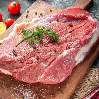 Ilustrasi daging sapi. 