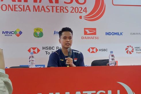 Indonesia Masters 2024: Ginting Tak Terbebani Jadi Satu-satunya Wakil Tunggal Putra