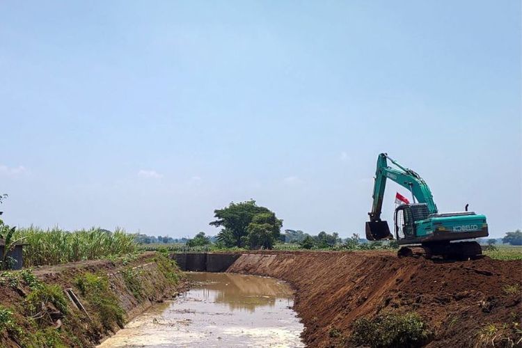 Normalisasi sungai di Kabupaten Kediri 

