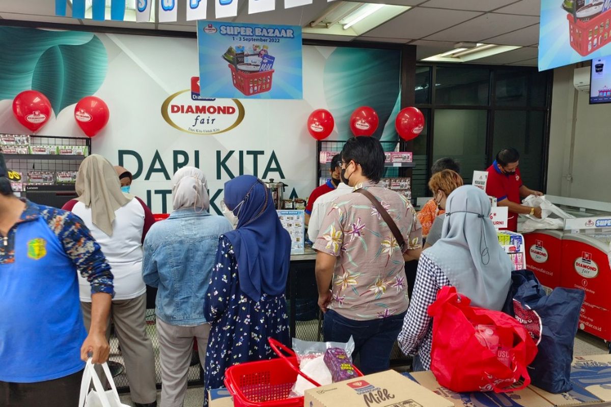 Diamondfair Bisnis Ritel milik Diamond Grup gelar bazar beberapa waktu lalu.