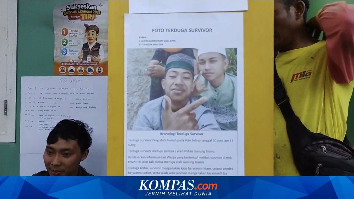 Kronologi Dua Remaja Hilang di Gunung Bismo, Tim SAR Kerahkan Drone Thermal dan Anjing Pelacak