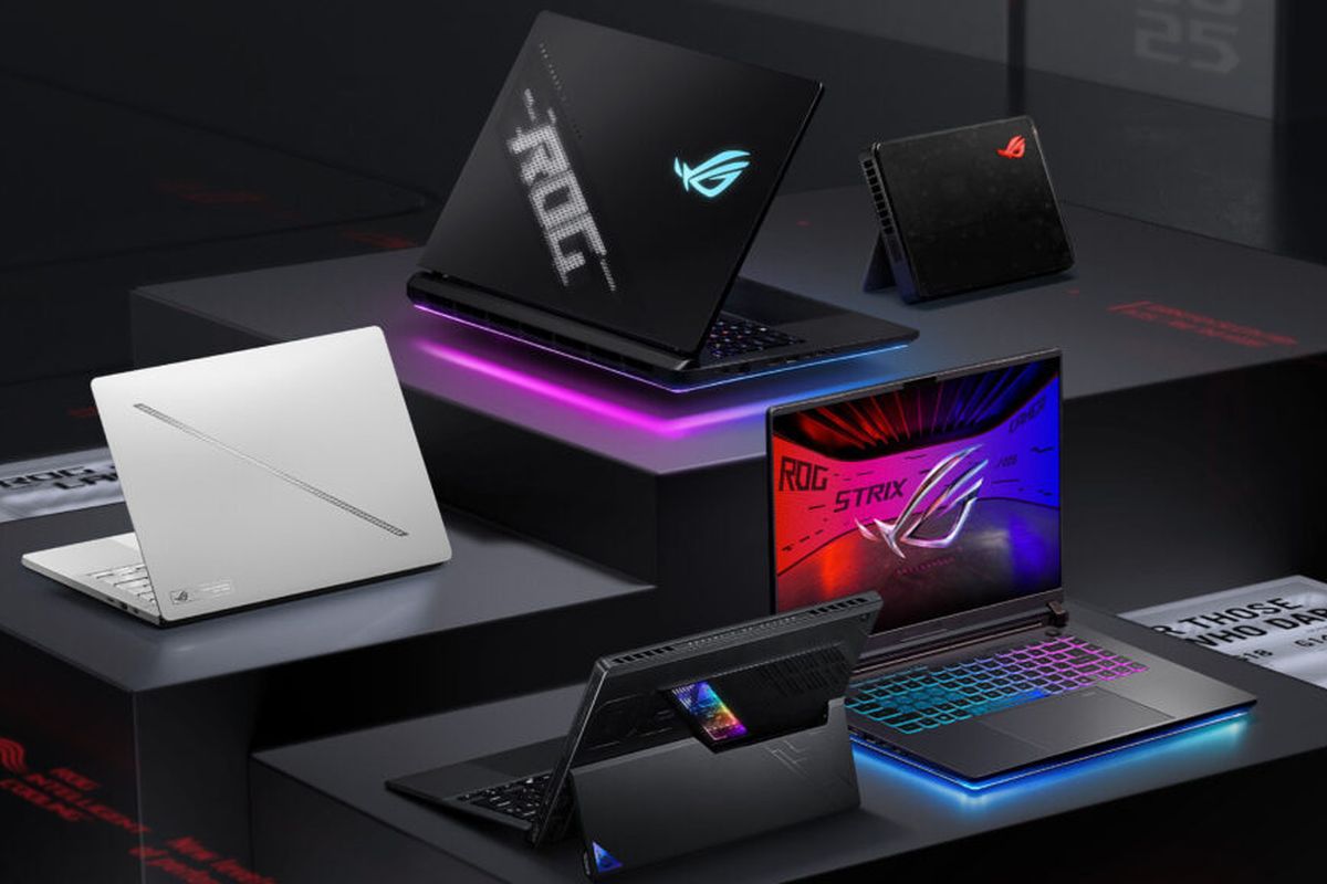 Deretan laptop baru Asus di CES 2025.