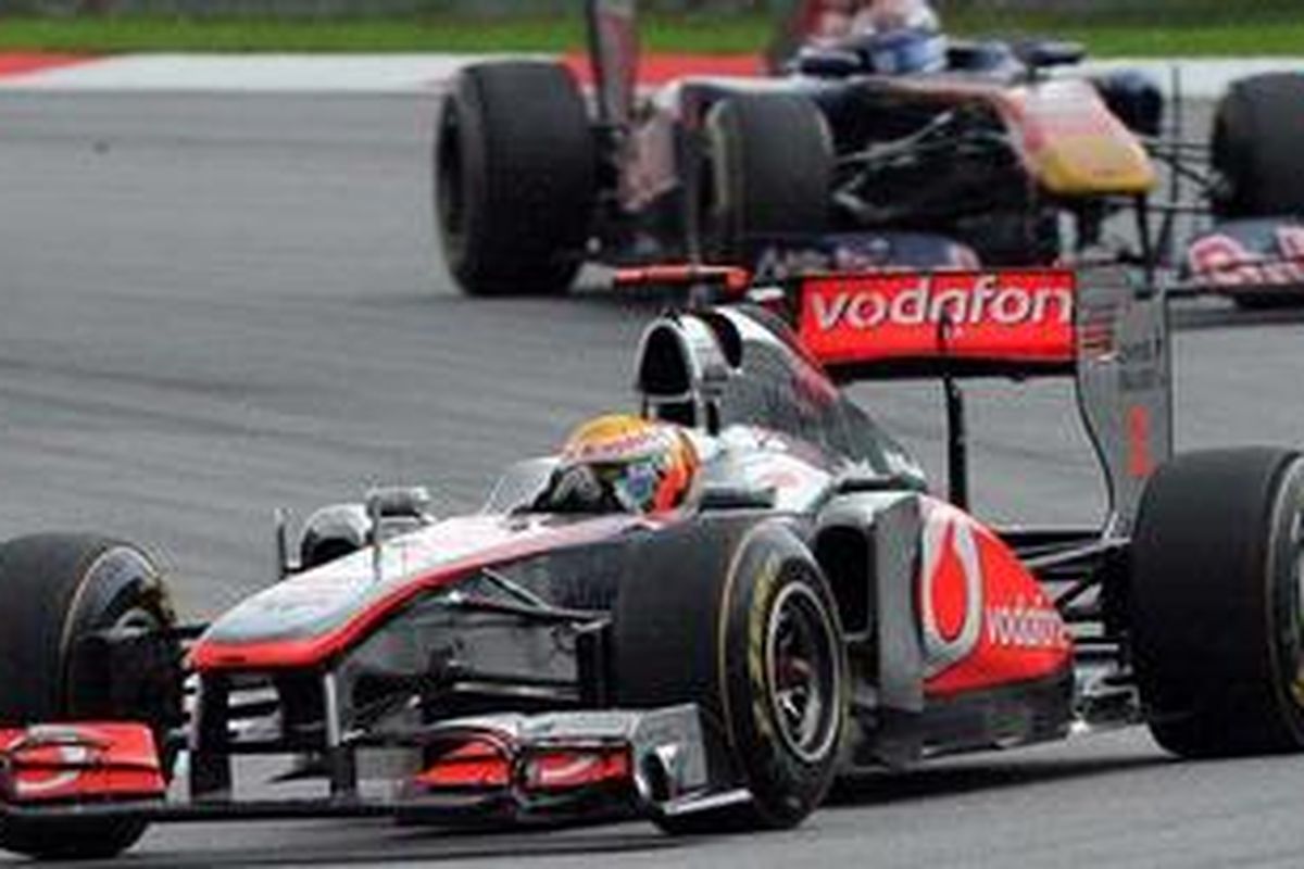 Pebalap McLaren, Lewis Hamilton.