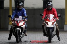 Adu Gesit dan Irit R15 Vs CBR150R